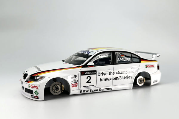 NUNU 1/24 CAR BMW 320 E90I  Wtcc Brands Hatch 2008 Winner