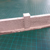 FoG Models 1/35 scale Brick garden wall Straight 145mm x 40mm