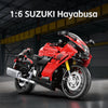 CADA BIKES 1:6 Suzuki Hayabusa Motorbike - 1043 pcs