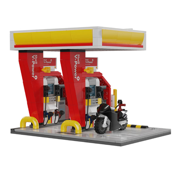 Cada BUILDING SERIES Shell Retail Station building block kit