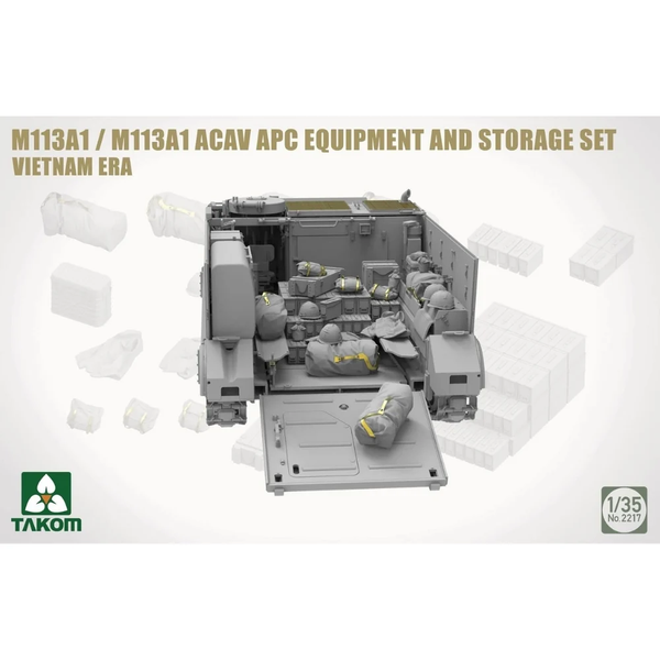TAKOM 1/35 scale M113A1/M113A1 ACAV APC Equipment+storage set