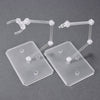 BANDAI HOBBY Action Base 6 Clear (Set of 2) display stands