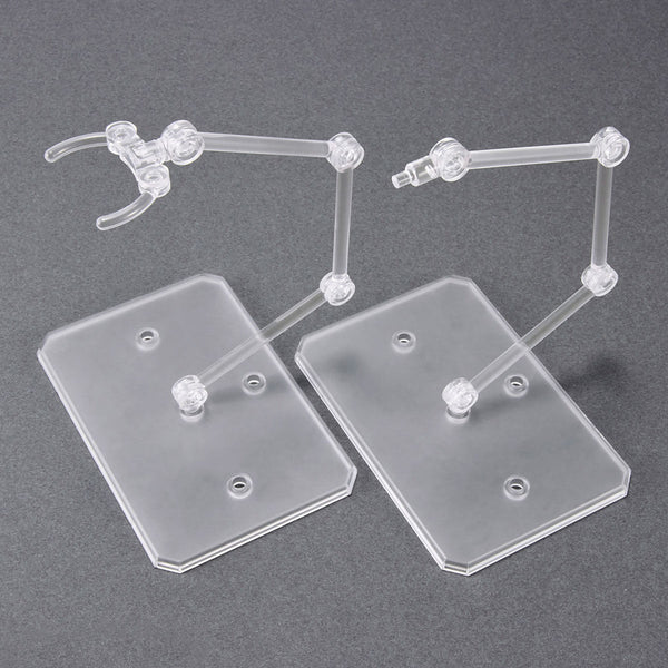 BANDAI HOBBY Action Base 6 Clear (Set of 2) display stands