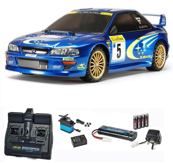 Tamiya RC Subaru Impreza MC 99 TT-02 starter pack