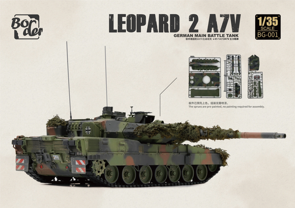 Border Models 1/35 scale Leopard 2 A7V MBT tank modle kit
