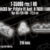 Quick Tracks 1/35 scale WW2 track upgrade Tiger I (RR) - early  tracks