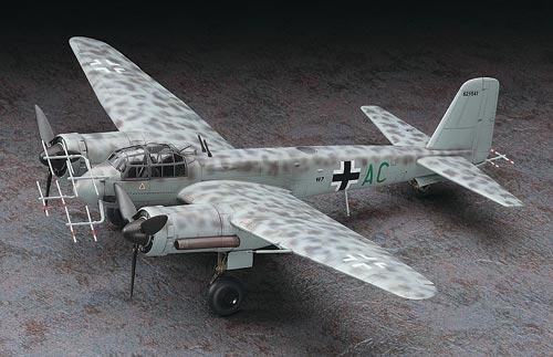 Hasegawa 1:72 WW2 German Junkers Ju88G-6 Nachtjäger Kit