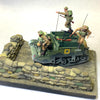 1/35 scale Sandbags Long L wall and Base 180mm x 130mm