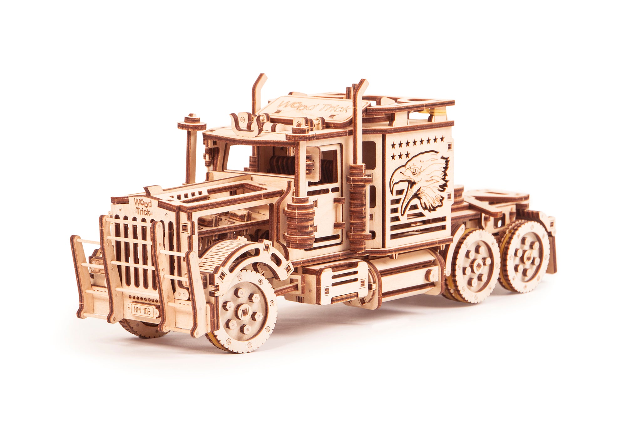 Timber Model Making Figures Wood Trick 3D wooden model kit Big Rig | Fields of Glory Models