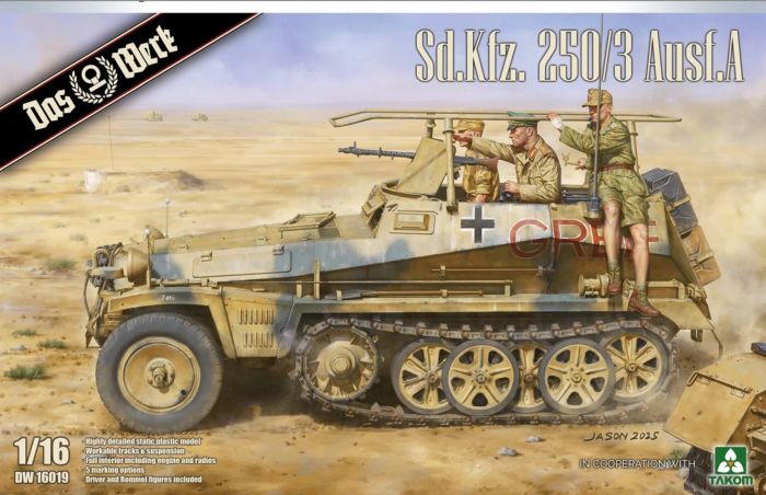 Das Werk 1/16 scale WW2 German Sd.Kfz.250/3 Ausf.A Grief