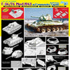 Dragon WW2 Russian T-34/76 Mod 1943 W/Commander Cupola