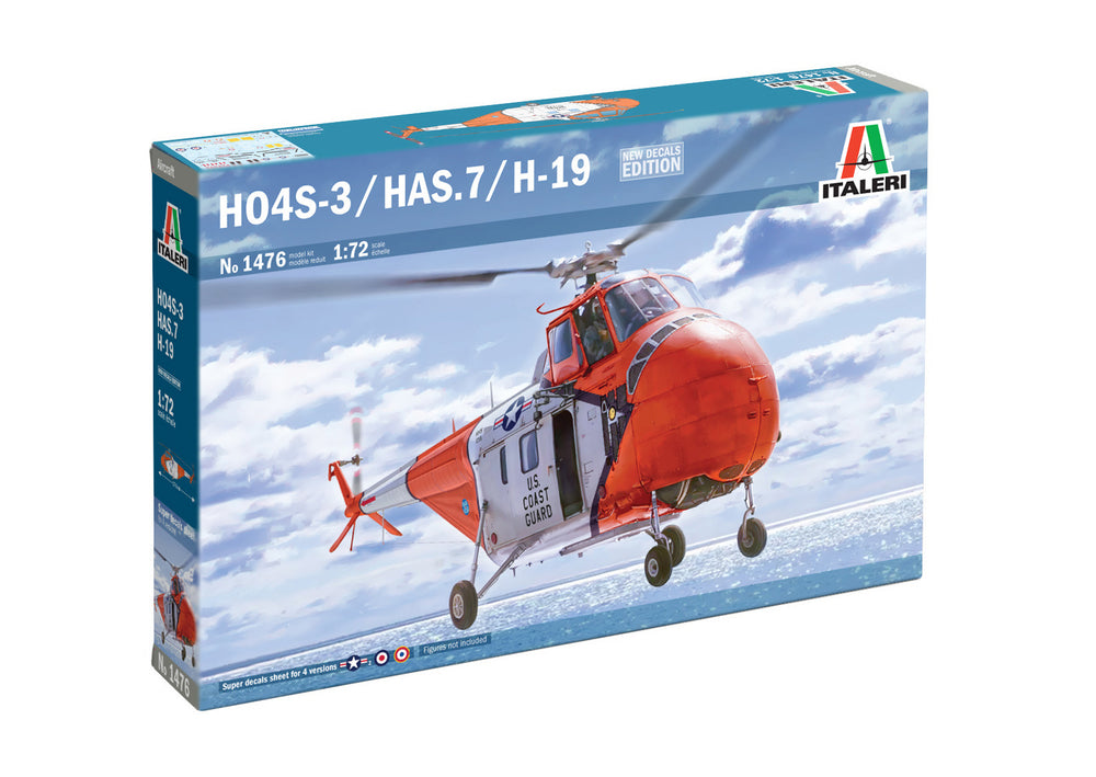 Italeri 1/72 Helicopter HAS22 / HO4S-3 / H-19 'Chickasaw'