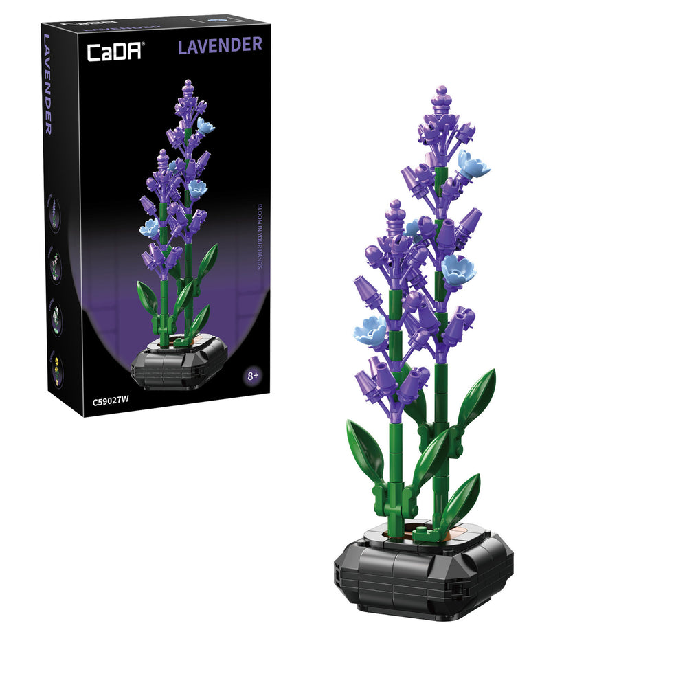 CADA CREATIVE Lavender Building Block Planter - 205 pcs