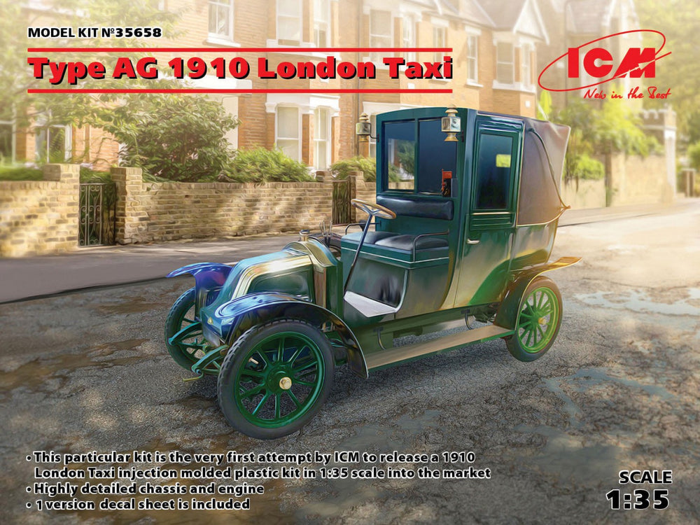 ICM 1/35 scale Type AG 1910 London Taxi WW1 era