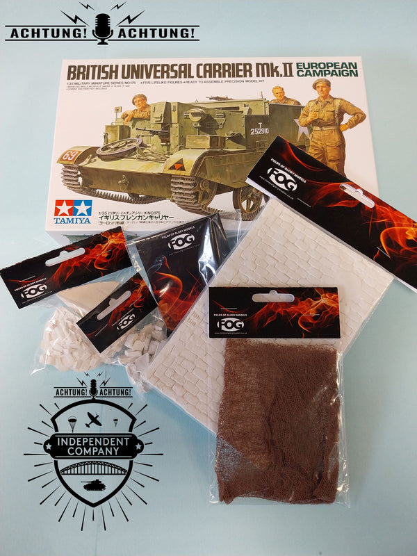 Al's picks set #3 - 'Somewhere is Europe' 1/35 scale Universal carrier diorama set.