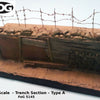 FoG Models 1/35 Scale  WW1 style Trench #1 - 200mm long, 90mm high and 70mm deep