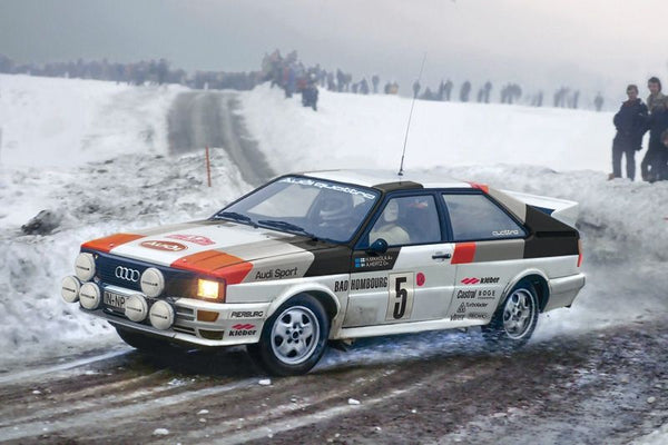 Italeri 1/24 Audi Quattro Rally Car model kit