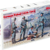 ICM 1/35 WW2 German Patrol (1939-1942) (4 figures - 1 officer, 2 soldiers, 1 civilian)