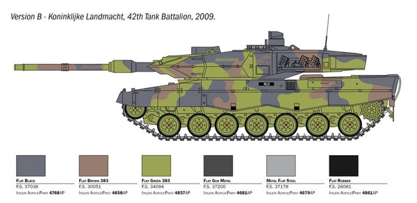 Italeri 1/35 Leopard 2A6 German MBT main battle tank model kit