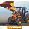 Hasegawa 1:35 Scale Hitachi Wheel Loader ZW100-6 digger construction model kit