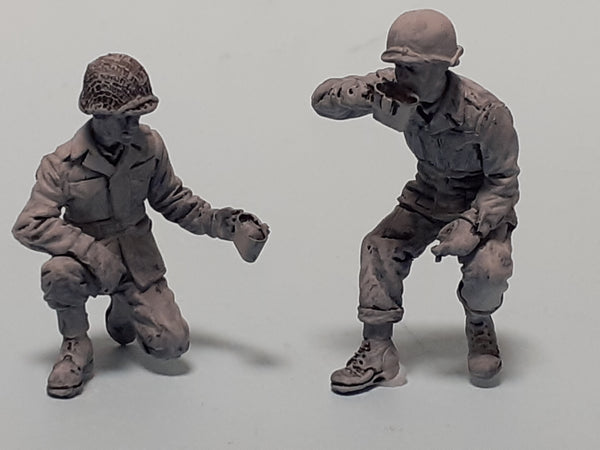 1/35 scale WW2 US GI's Chow time #2