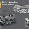 Build Army Brick building model WW2 German Kettenkrad Tracked Motorcycle