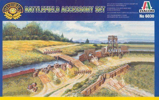 ITALERI 1/72 SCALE FIGURE BATTLEFIELD ACCESSORY SET