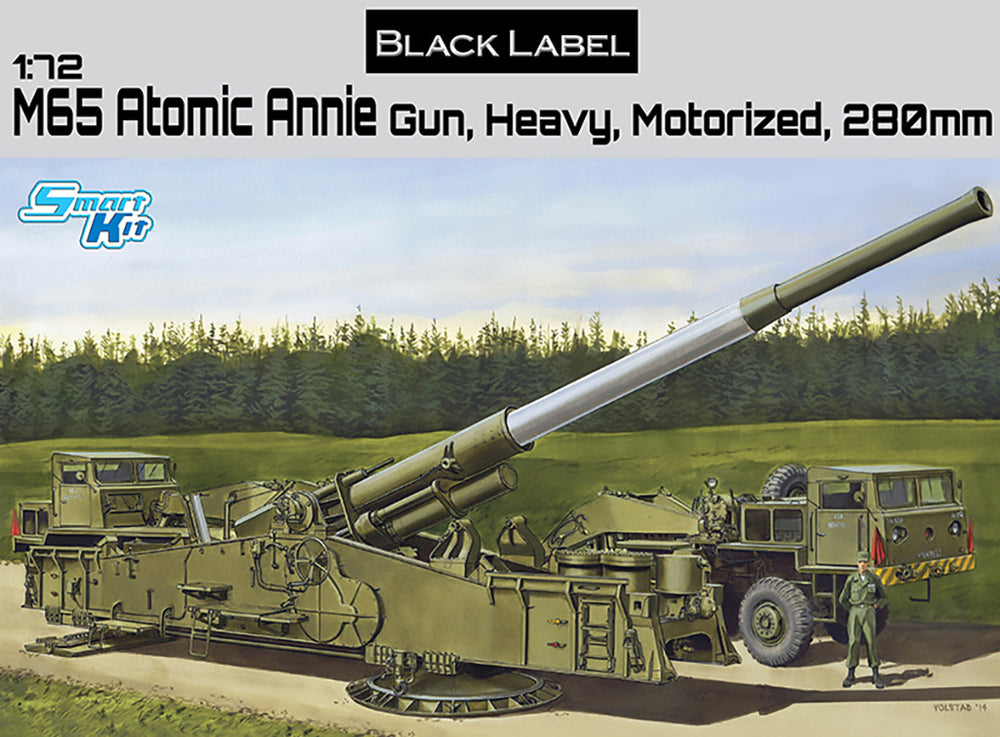 Dragon 1/72 scale US cold war M65 Atomic Annie Gun