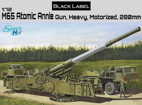 Dragon 1/72 scale US cold war M65 Atomic Annie Gun