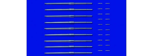TAMIYA 1/350 SHIPS METAL 46CM GUN BARREL & SHELL upgrade set