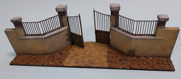 FoG Models 1/35 Scale 1/35 Scale Yard entrance with gate and railings