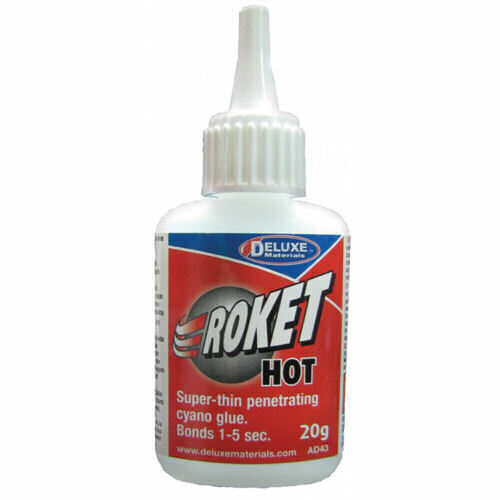 DELUXE - ROCKET Rocket Hot 20g (Super Thin super glue)