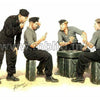 Masterbox 1:35 Scale WW2 German tank crew playing cards Skatspieler