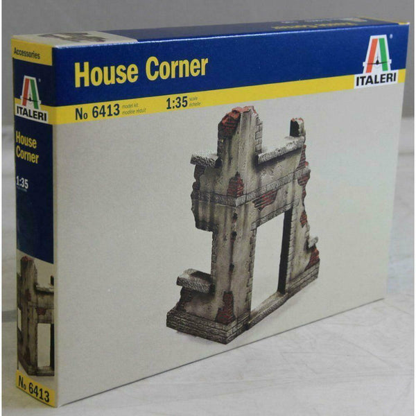 ITALERI 1/35 scale MILITARY diorama ruined HOUSE CORNER