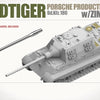 TAKOM 1/35 WW2 German Jadgtiger Porsche Production Sd.Kfz.186 w/Zimmerit