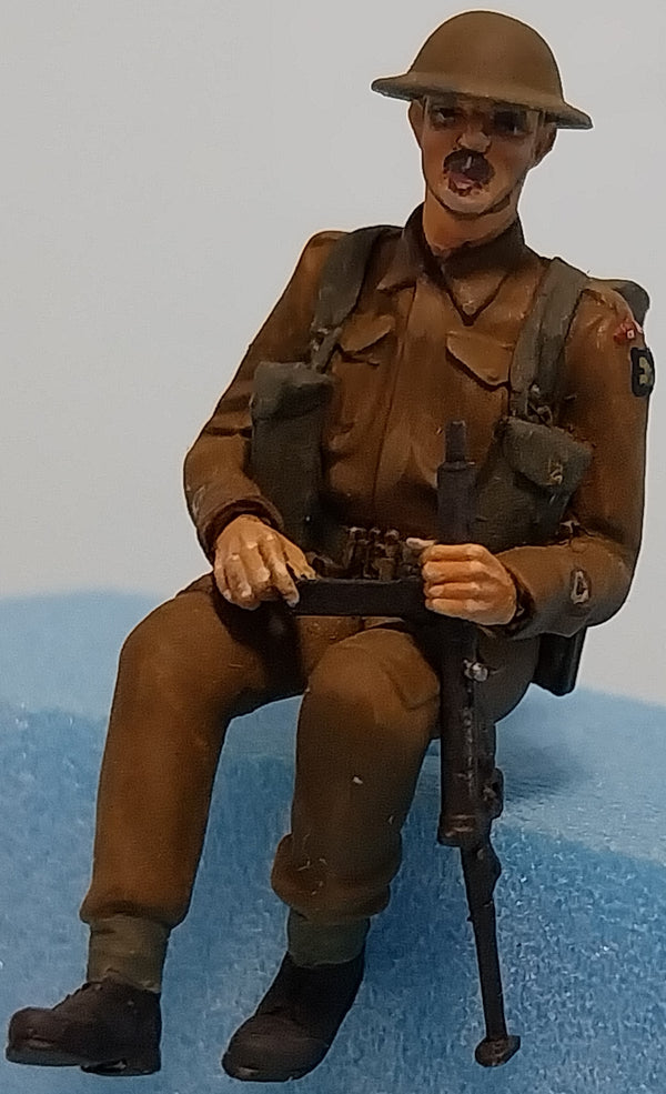 Homefront 1/35 scale WW2 British Infantry sitting #5