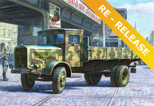 ZVEZDA 1/35 MILITARY WW2 German Heavy Truck L-4500 Einheitsfahrerhaus