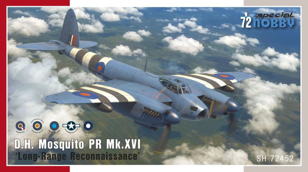 Special Hobby 1/72 Scale WW2 RAF DH. Mosquito PR Mk.XVI 'Long-Range Reconnaissance' 1/72