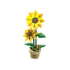 CADA CREATIVE Sunflower Building Block Planter - 187 pcs