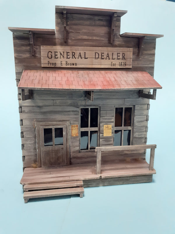 1/35 scale laser cut building Wild West - General dealer