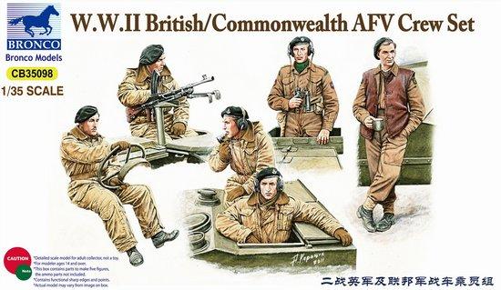 Bronco Models 1/35 Scale WW2 British/Commonwealth AFV Crew set