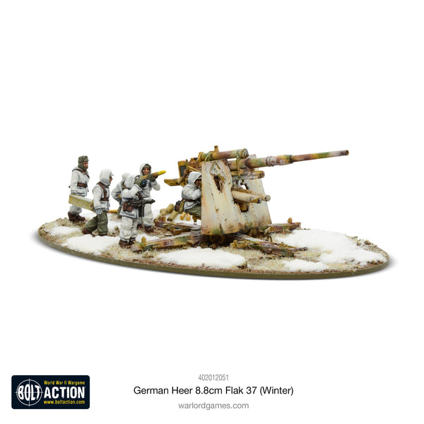 Warlord Games 28mm - Bolt Action WW2 German Heer 8.8cm Flak 37 (Winter)