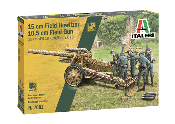 Italeri 1/72 WW2 German 15cm Field Howitzer