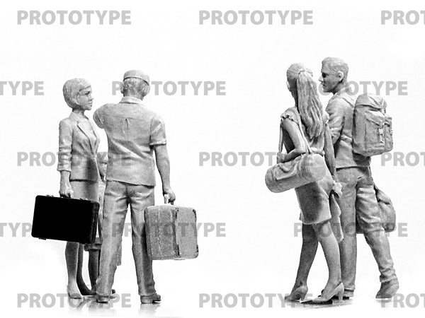 ICM 1/35 Chernobyl#5. Evacuation (4 adults, 1 child and luggage)