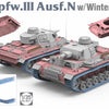 TAKOM 1/35 WW2 German Pz.Kpfw.III Ausf.N w/ WINTERKETTEN tank model kit