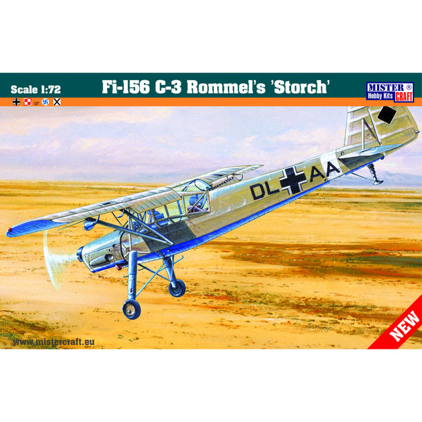 MisterCraft 1:72 Fi-156 C-3 - Rommels Storch