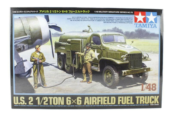 Tamiya 1/48 scale WW2 American US 2.25 Ton Airfield Fuel Truck model kit