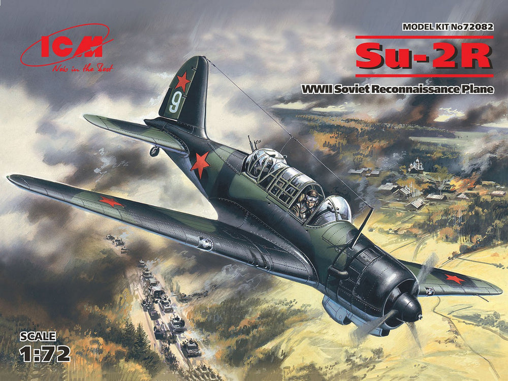 ICM 1/72 Su-2R, WWII Soviet Reconnaissance Plane
