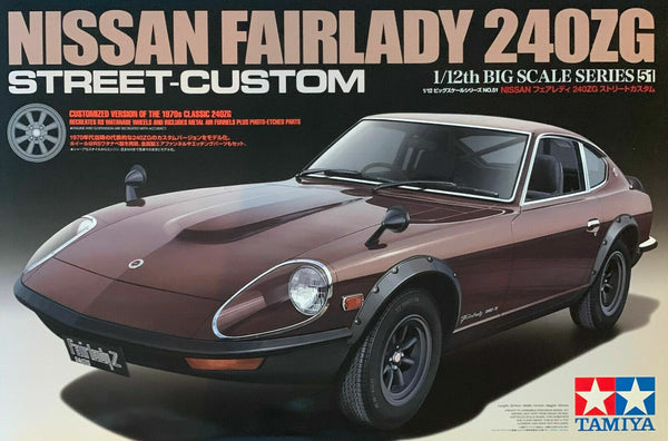 Tamiya 1/12 scale NISSAN FAIRLADY 240ZG Street Custom car model kit