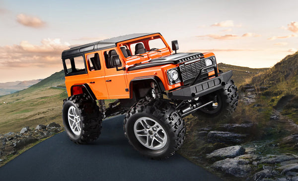EE ROCK CRAWLER Orange 1:14 RC Land Rover Defender Rock Crawler